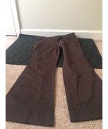 New York &amp; Co. Women&#39;s Brown Casual Pants Zip &amp; Button Size 12  - £37.05 GBP