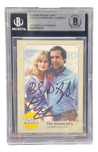 Chevy Chase D&#39;Angelo Signed National Lampoons Trading Card card BAS - £193.83 GBP