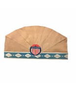 Vintage Early Patriotic Shield Star Bars USA Paper Folding Parade Hat Ma... - £32.92 GBP