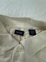 Izod Men's Tan Cotton Stripes Short Sleeve Polo Shirt Size 2X image 4