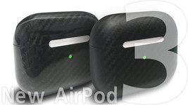 Handmade Carbon Fibre HighTech Case for New AirPod 3 (in Matte or Glossy... - $53.99