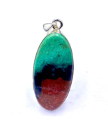 92.5 SILVER PENDANT - Sonora Sunrise Cabochon Pendant - Oval Pendant - 3... - $68.00