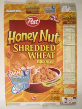 Empty POST Cereal Box HONEY NUT SHREDDED WHEAT 1999 20 oz 7th HEAVEN [G7... - £13.13 GBP