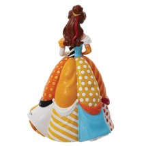 Disney Britto Belle Figurine Princess 7.7" High Stone Resin Beauty and the Beast image 2