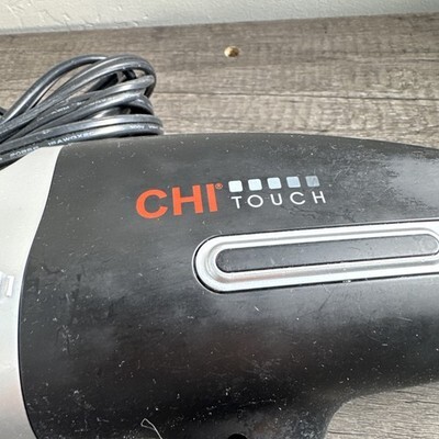 Chi Touch Professional Hair Dryer GF 1231 1800 Watts Black Silver Item image 2