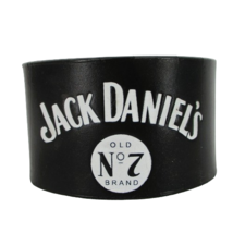Jack Daniel&#39;s Double Wide Wristband   Band   Bracelet Men Women Biker Black - £7.86 GBP