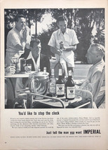 Vintage 1953 Imperial Whiskey at Tennis Club Print Ad Art  - £4.32 GBP