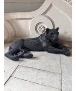 Black Panther Wild Cat Animal Statue Figure Studded Centerpiece Statemen... - $7,201.25 MXN