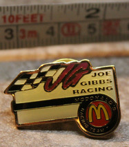 McDonalds Nascar Joe Gibbs Racing Team Collectible Pinback Pin Button - £8.86 GBP