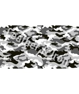 White Snow Camouflage Camo Pattern Design Vinyl Checkbook Cover - $11.96 CAD