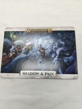 Warhammer Age Of Sigmar Khinerai Heartrenders Shadow And Pain Warscroll  - £6.98 GBP