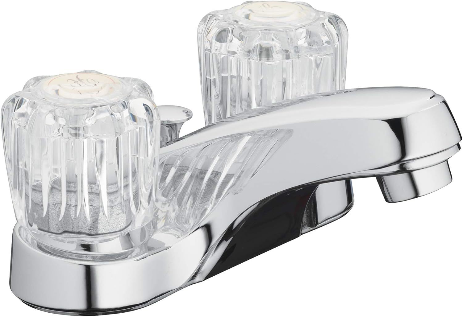 Aqua Vista 10-B421-Av Two Handle Bathroom Sink Faucet, Polished Chrome With - $39.92