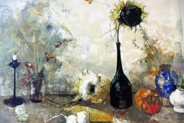 Jean Jansem Semerdjian Nature Morte au Tournesol poster by Daniel Jacomet - $186.30