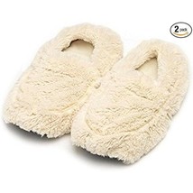 Warmies Warming Slippers for Women Size 6-10 Cream Scented with Relaxing... - £23.66 GBP