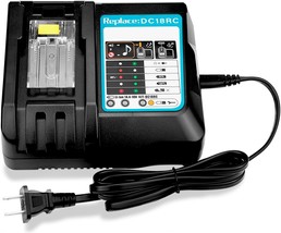 Powilling Dc18Rc Rapid Battery Charger Dc18Rd Dc18Ra For Makita 14.4V-18... - $32.92