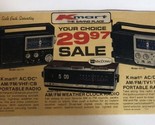 1979 Kmart Portable Radio Vintage Print Ad Advertisement pa21 - $7.82