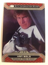 2015 Topps Star Wars Chrome Perspectives Jedi vs. Sith # 19-S Han Solo - $3.99