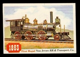 1955 Rails & Sails TOPPS Trading Card #78 First Mogul New Jersey Railroad - $8.84