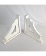 Pair of Decorative Corbels Wood Shelf Brackets or Bookends 10x10&quot; White ... - €21,61 EUR