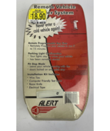 Alert Remote Vehicle Starter System with Keyless Entry Model RS90 - NOS - $39.23 CAD