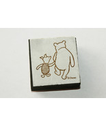 Classic Disney Pooh &amp; Piglet Walking Foam Mounted Rubber Stamp - $27.41 CAD