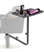 Black Salon Tray Attached To Chair, Metal Swivel Tray For Salon Chair Ta... - $1,712.90 MXN