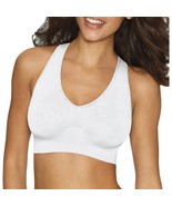 Women&#39;s Cozy Seamless Pullover Wireless Bra, Style G19F Size XL Color White - $24.99 CAD