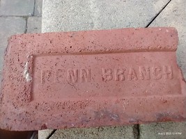 Vintage antique reclaimed Penn Branch brick Pennsylvania Railroad - $15.98+