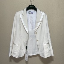 BENCIVENGA 3 PCS Suit Blazer Pants CAMY Set Cotton IT42 / US8 NEW - £363.92 GBP