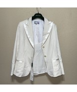 BENCIVENGA 3 PCS Suit Blazer Pants CAMY Set Cotton IT42 / US8 NEW - £362.10 GBP