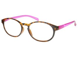 GL2095PNK Islington Tortoiseshell &amp; Pink +1.0 Unisex Retro Reading Glasses Goodl - £12.61 GBP