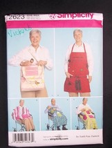 Simplicity pattern 2623 Aprons &amp; Wheelchair Accessories - £4.39 GBP