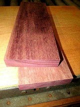 One (1) Premium Kiln Dried Sanded Purpleheart Lumber Wood Blanks 24&quot; X 4&quot; X 3/4&quot; - £26.13 GBP