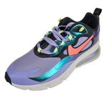 Nike Air Max 270 React Purple Gry CU4818 001 Running Women Sneakers Shoes SZ 6.5 - £79.92 GBP