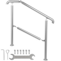 VEVOR Stainless Steel Transitional Handrail fit for Level Surface and 2 ... - €122,90 EUR