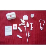  14 Pcs Doll Medical Kit Doctor Toy Set Firs Aid For Barbie Dolls 11.5 i... - £13.36 GBP