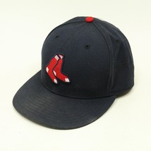 Boston Red Sox Throwback New Era Fitted Golfer Blue Hat Mens Size 7.5 - £11.37 GBP