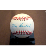 TOMMY HENRICH 5 X WSC NEW YORK YANKEES SIGNED AUTO VINTAGE OAL GAME BASE... - £94.67 GBP