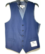 Joseph Abboud Marzotto super 100&#39;s Modern Vest Waistcoat  Navy Blue Men&#39;s - £47.23 GBP