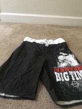 1 Pc Men&#39;s Duck Dynasty Black Unlined Swim Shorts Trunks Size 32 - $31.04