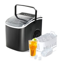 Countertop Ice Maker Machine, 9 Ice Cubes Ready In 6 Mins, 26Lbs Ice/24H... - £82.57 GBP