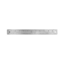 Westcott 12-Inch Stainless Steel Office Ruler with Non Slip Cork Base  - £3.73 GBP