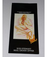Rod Stewart Concert Tour Merchandise Flyer Brochure Vintage 1978 Blondes... - $379.94 MXN