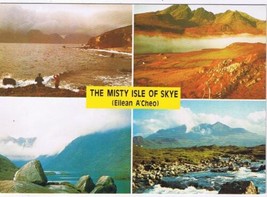 United Kingdom UK Postcard Misty Isle Of Skye Multi View - £1.64 GBP