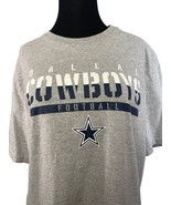 Dallas Cowboys Authentic Size Large Tshirt Gray - $13.85