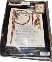 Janlynn Vintage 1996 Counted Cross Stitch Kit 'Web of Life' Nos - $9.49