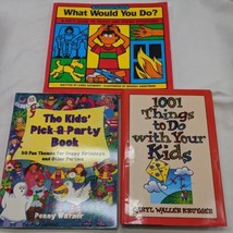 Lot Of (3) Vintage Children&#39;s Activity Party Books - £15.90 GBP