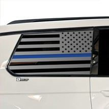 Fits Jeep Grand Cherokee L 21-23 Window American Flag Decal Sticker Blue... - £23.59 GBP+