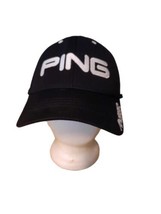 Ping Anser G25 FlexFit Mens L/XL Embroidered Hat Cap Black - £10.38 GBP