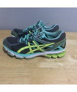 Asics GT-1000 Women&#39;s Size 9 Running Shoes Charcoal Flash Yellow Mint - €26,51 EUR
